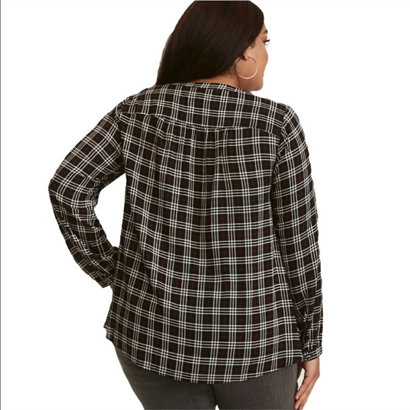 NWT plaid plus size tunic - Picture 2 of 8